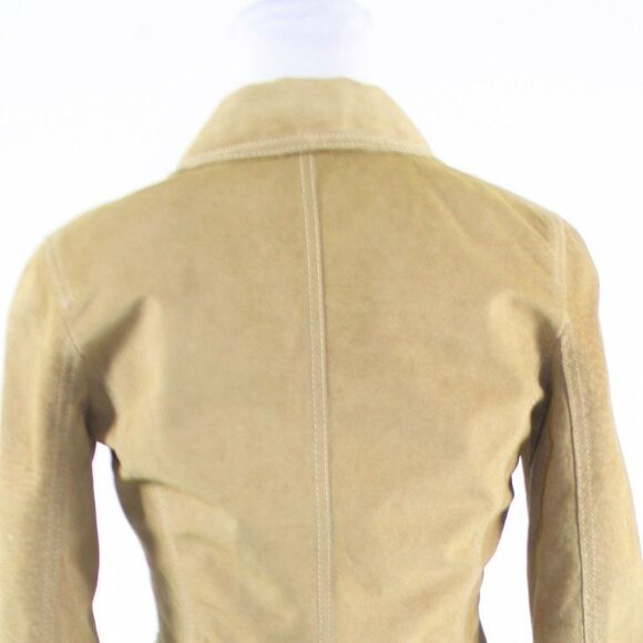 Kenneth Cole beige suede jacket XS - Picture 8 of 8